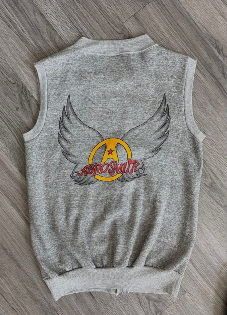 1980s AEROSMITH Vintage Rare Concert 1986 Tour Sweatshirt Original Wings Jacket